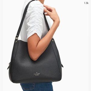 Leila Medium Triple Compartment Shoulder Bag